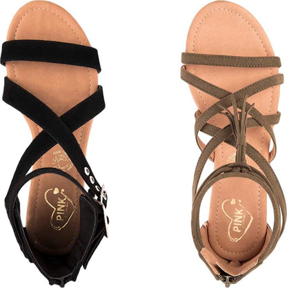 Kit Casual Sandalia Pink By Price Shoes 999