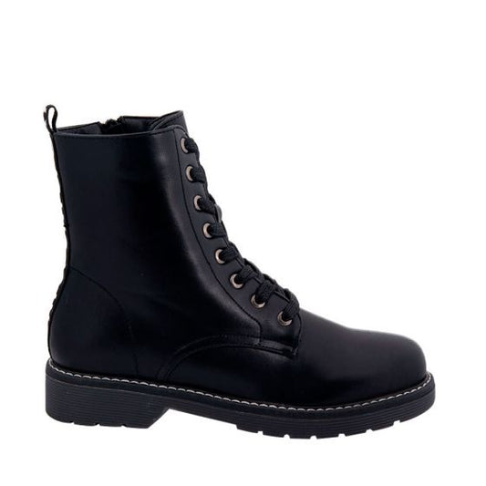 Black Military Boots for Women Blessed Earth 119A