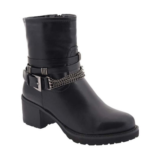 Botas Heavy Estilo Militar Negras TIERRA BENDITA R745