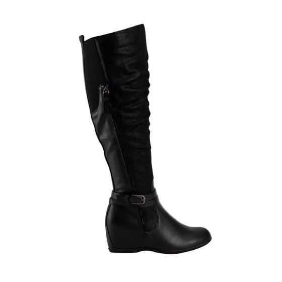 Black Casual Long Boots TIERRA BENDITA DELUXE 0065