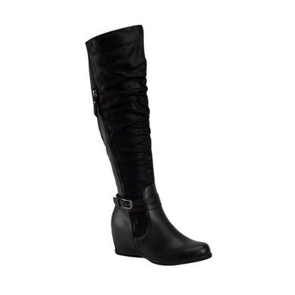 Botas Largas Casuales Negras TIERRA BENDITA DELUXE 0065