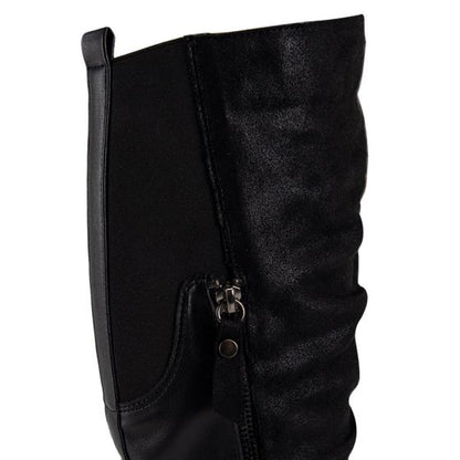 Black Casual Long Boots TIERRA BENDITA DELUXE 0065