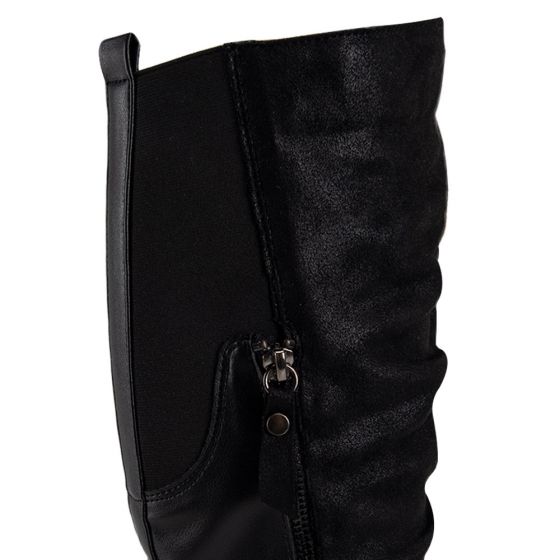 Black Casual Boots for Women Tierra Bendita Deluxe 0065