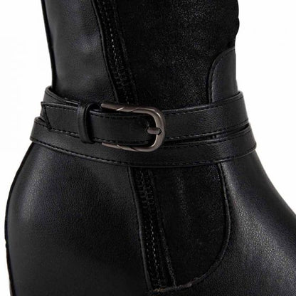 Botas Largas Casuales Negras TIERRA BENDITA DELUXE 0065