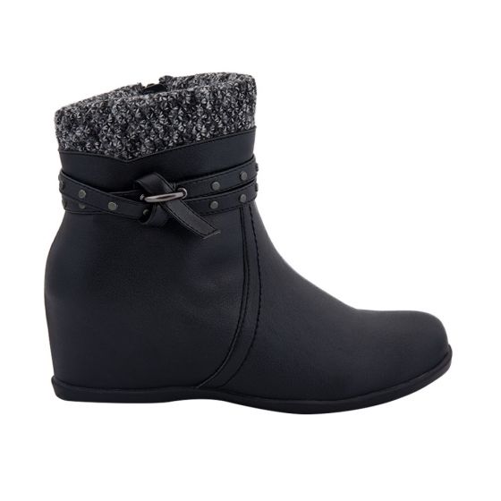 Botas Casuales Negras Mujer Tierra Bendita Deluxe  0650