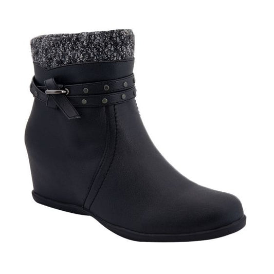 Black Casual Short Boots TIERRA BENDITA DELUXE 0650
