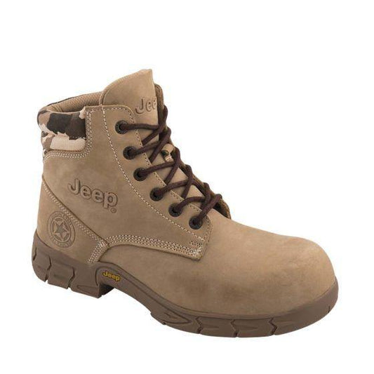 Botas Industriales de Seguridad Cafés para Hombre Jeep 5124 - Conceptos