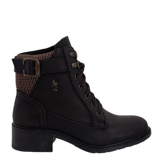 Botas Militares Negros para Mujer Hpc Polo 4353 - Conceptos