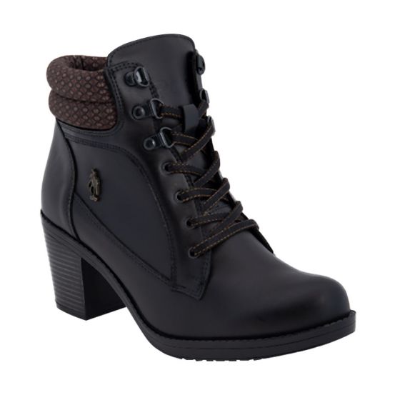 Botin estilo Militar Negro HPC POLO 7701