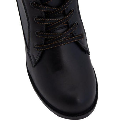 Botines estilo Militar Negros para Mujer Hpc Polo 7701 - Conceptos