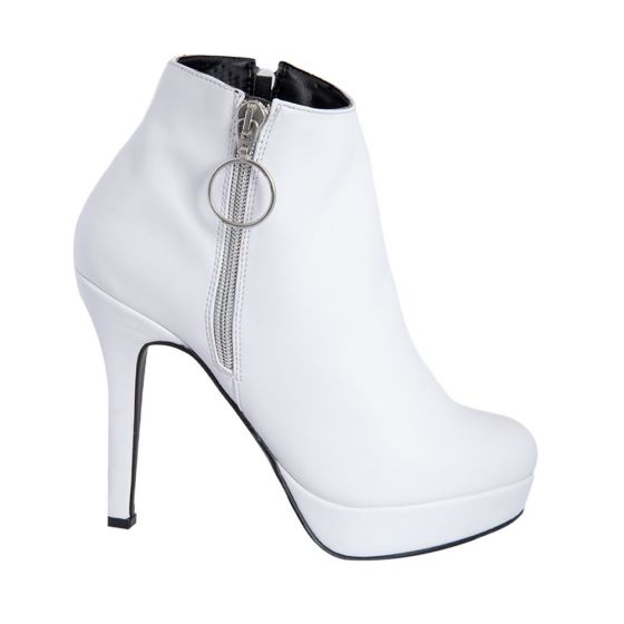 Botas Cortas Blancas de Vestir Yaeli 9923