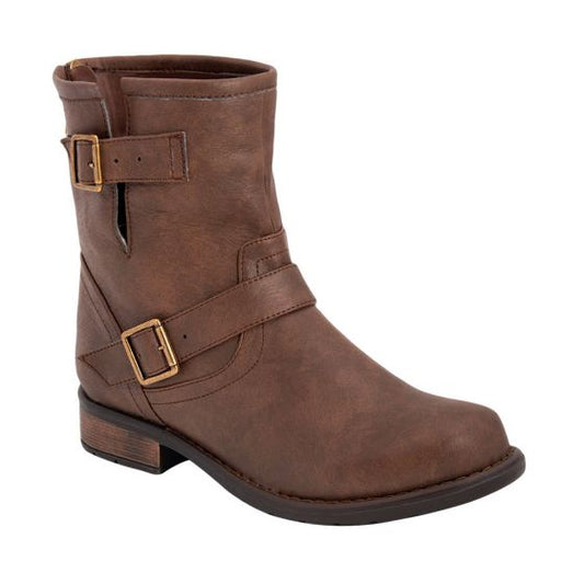 Brown Military Boots for Women Tierra Bendita 4043
