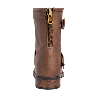 Brown Military Boots for Women Tierra Bendita 4043
