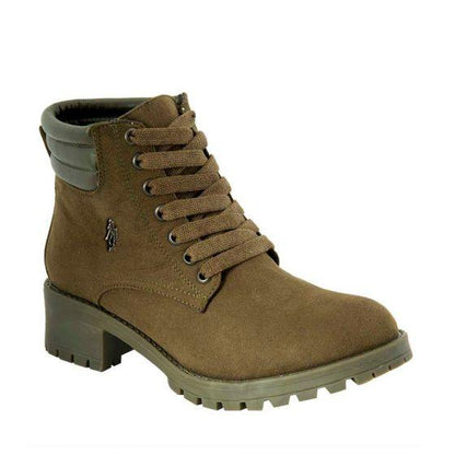 Botas Hiker de Montaña  Verdes para Mujer Hpc Polo 2701 - Conceptos