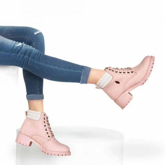 Botas Hiker de Montaña  Rosa Unisex Hpc Polo 2701 - Conceptos