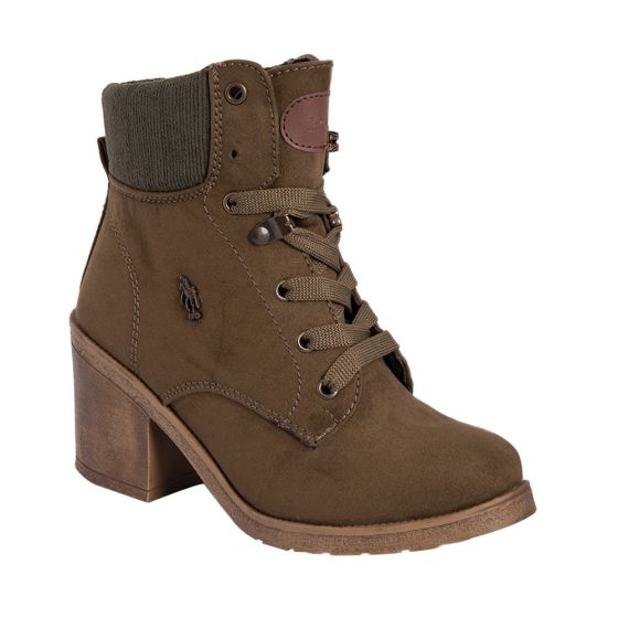 Brown Military Style Casual Boots HPC POLO 5257