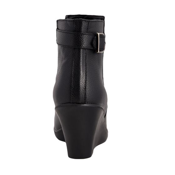 Black Casual Short Boots VI LINE 1491