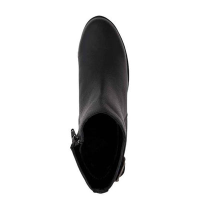 Black Casual Short Boots VI LINE 1491