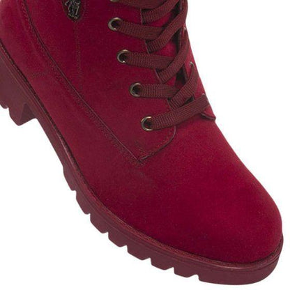 Botas Hiker de Montaña  Rojos para Mujer Hpc Polo 713 - Conceptos