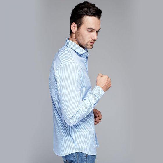 Camisa Formal Azul para Hombre Hpc Polo HC01 - Conceptos