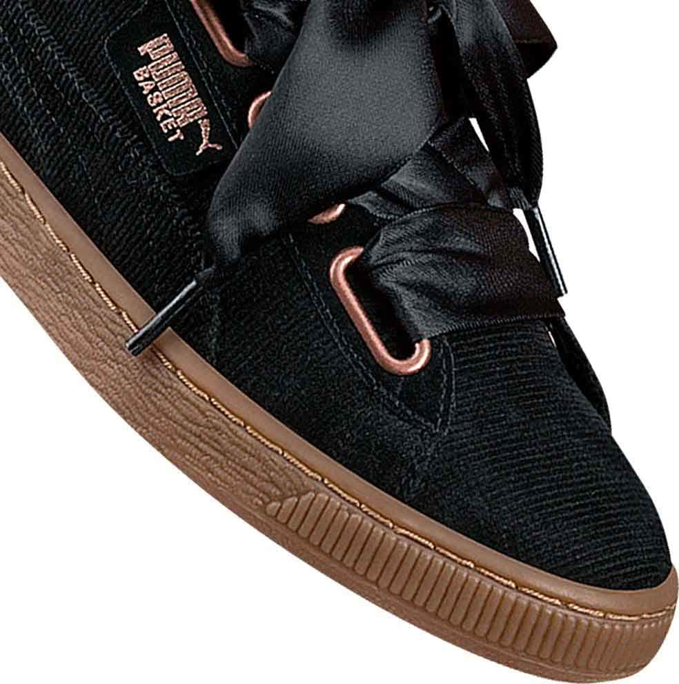 Tênis puma basket hot sale heart corduroy feminino