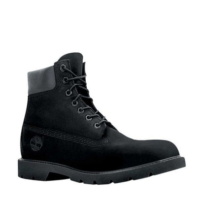 Black Timberland 6'' Hiker Boots for Men Basic Contrast Collar 9001