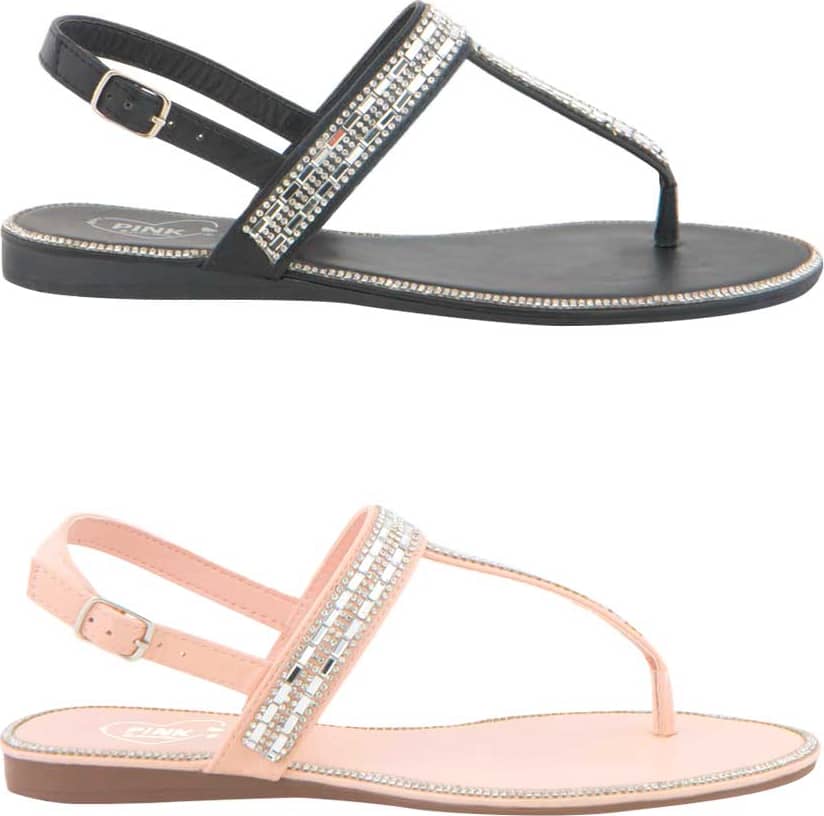 Kit Casual Sandalia Pink By Price Shoes 1447