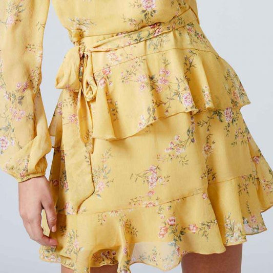 VESTIDO CASUAL HOLLY LAND M3G2 ~ DAMA Amarillo 