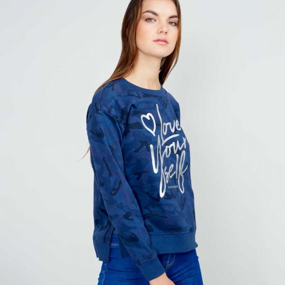 SUDADERA CASUAL LOVE TO LOUNGE LODY