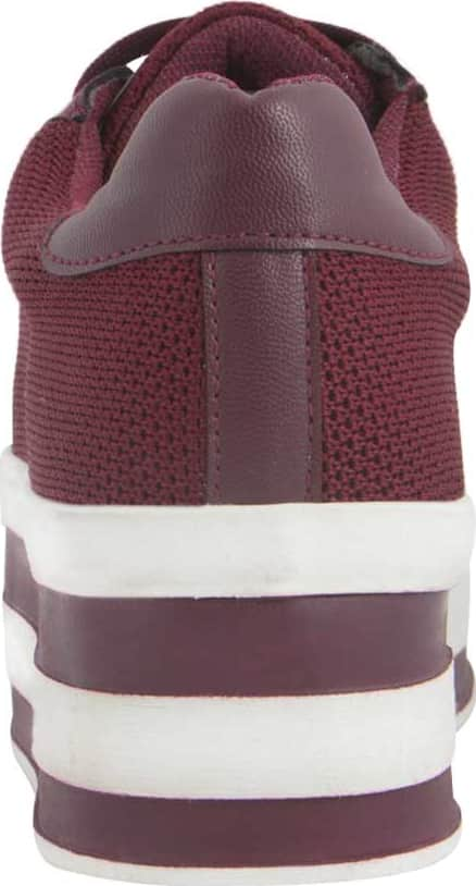 Tenis casual urbano dama vino Urban Shoes modelo 4791