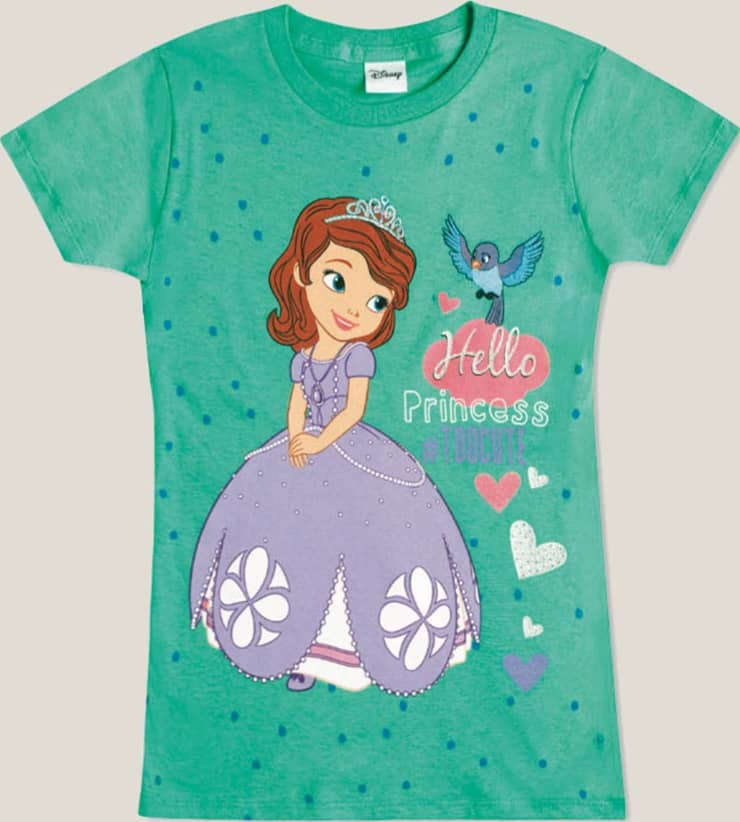 ROPA CASUAL PLAYERA PRINCESA SOFIA 7293