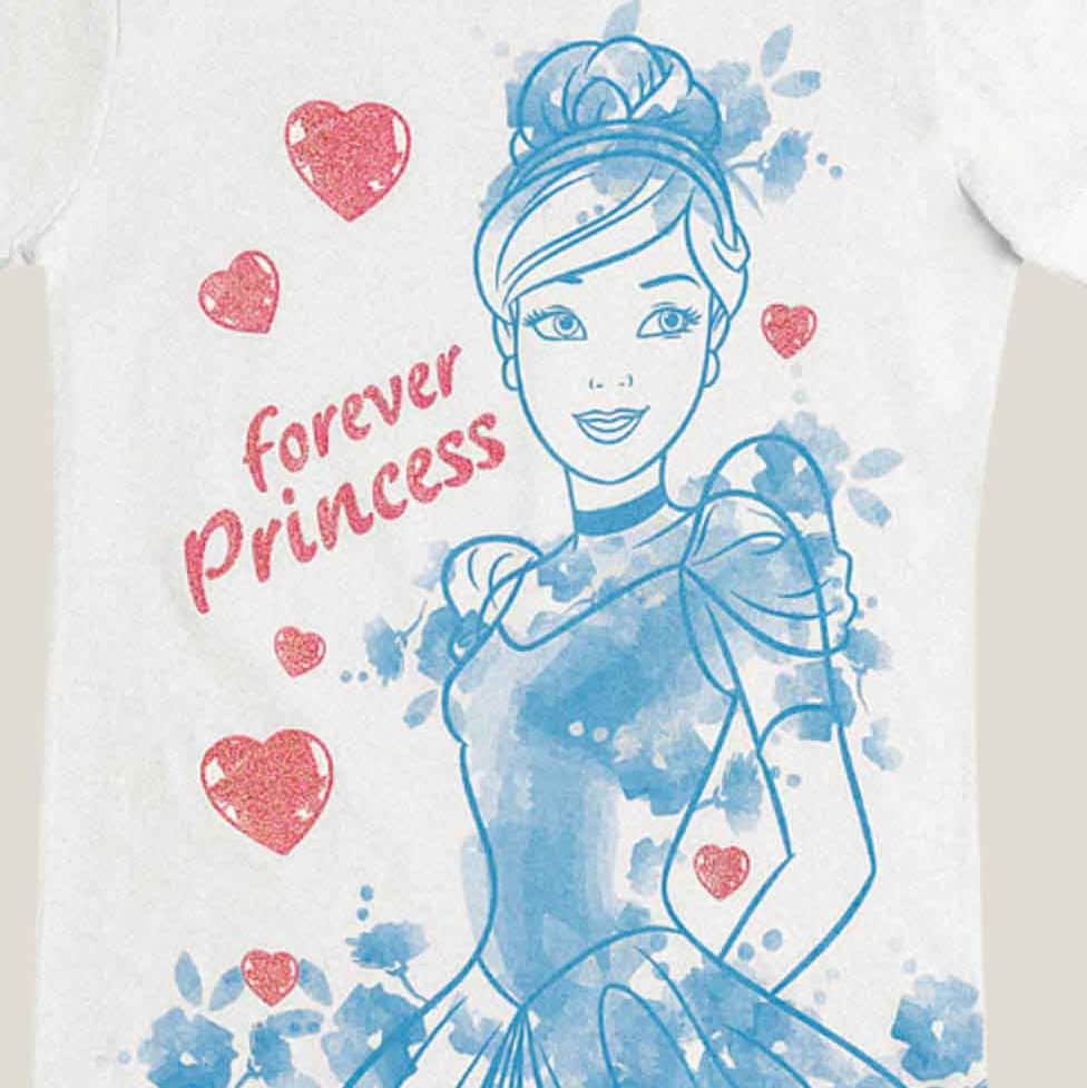 ROPA CASUAL PLAYERA PRINCESAS 7294