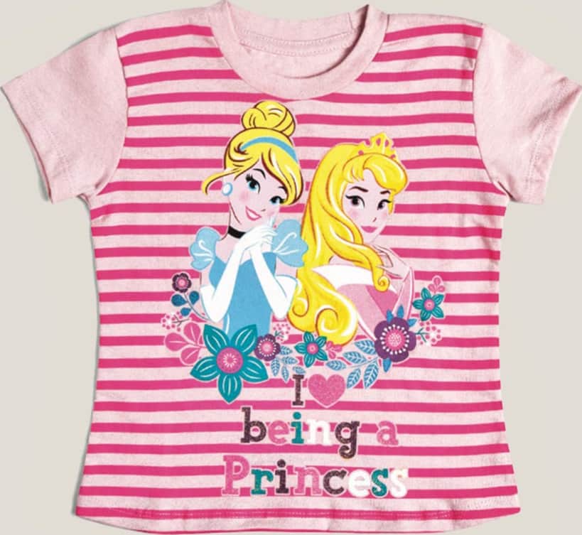 ROPA CASUAL PLAYERA PRINCESAS 737