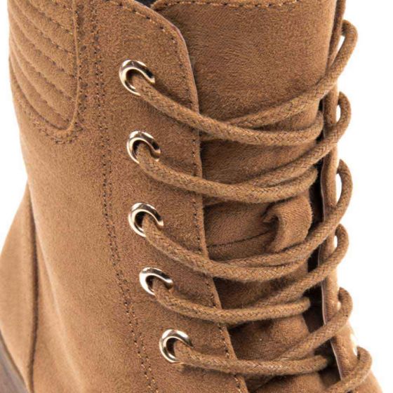 Botas militares 2024 mujer cafes