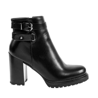 Tierra Bendita Deluxe Woman black dress boots X982