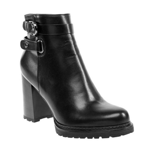Tierra Bendita Deluxe Woman black dress boots X982