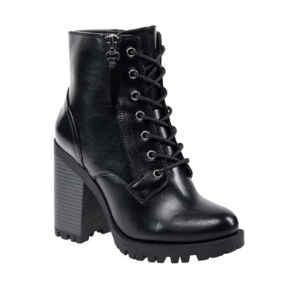 Botas Militares Negras Mujer Tierra Bendita  9EE2