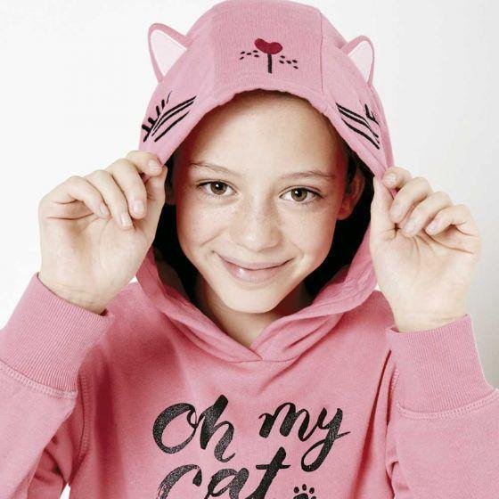 SUDADERA CASUAL PINK BY PRICE SHOES MOLY ~ NIÑA Multicolor 