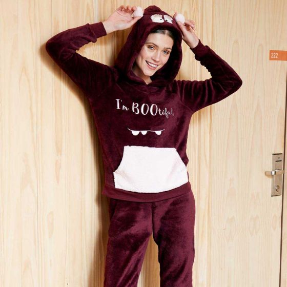 PIJAMA LOVE TO LOUNGE ML13 ~ DAMA Rojo 