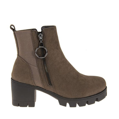 Botas estilo Heavy Cafés Mujer Tierra Bendita  G801