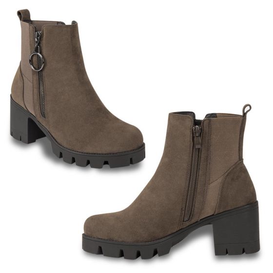 Botas estilo Heavy Cafés Mujer Tierra Bendita  G801