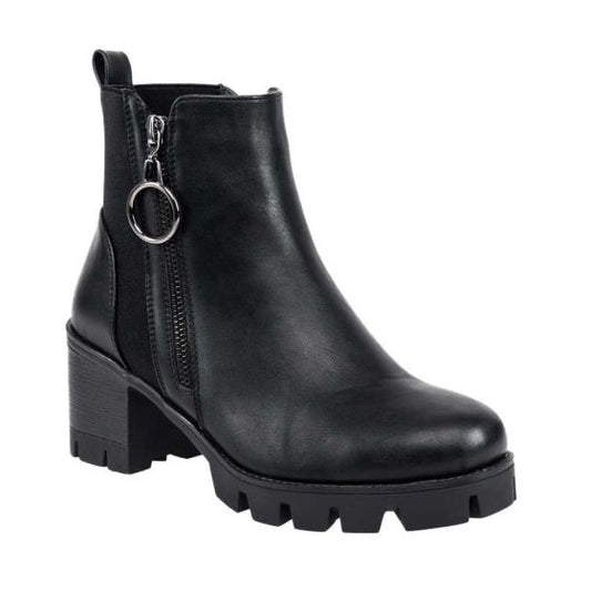 Botas estilo Heavy Negra Mujer Tierra Bendita  G801