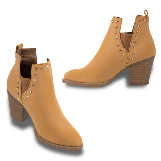 Yellow Casual Boots for Women Tierra Bendita C952
