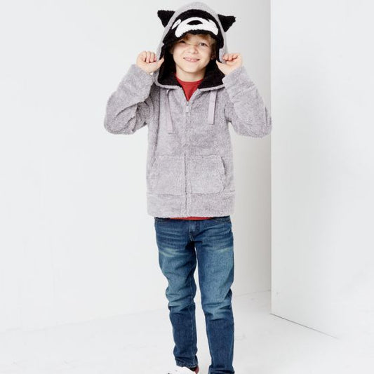 Gray Casual Jacket for Boy Kebo Kids ACHE