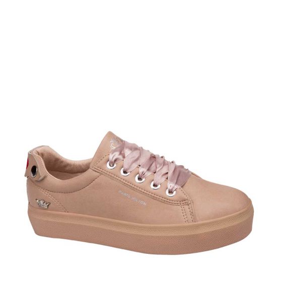 TENIS CASUAL PARIS HILTON JB21 ~ DAMA Rosa 