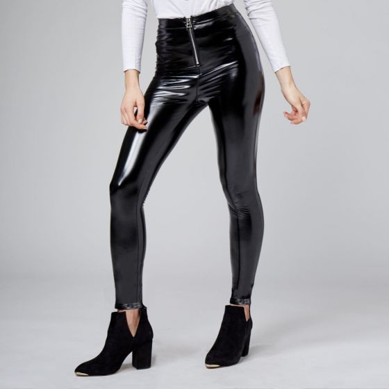 LEGGINGS CASUAL PARIS HILTON 4060 ~ DAMA Negro 