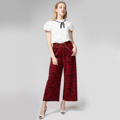 PANTALON CASUAL HOLLY LAND 1812 ~ DAMA Rojo 