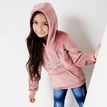 SUDADERA CASUAL PINK BY PRICE SHOES HTJO ~ NIÑA Rosa 