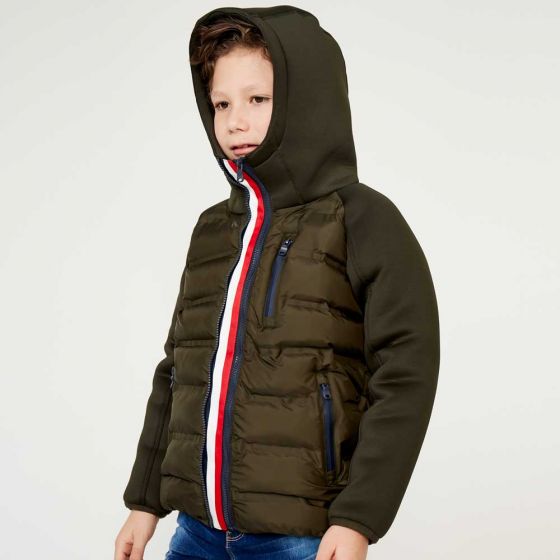 Green Casual Jacket for Boy Kebo Kids EUN2