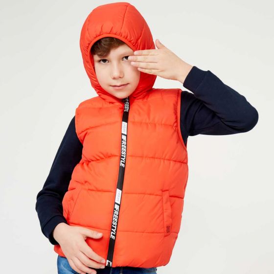 CHALECO CASUAL KEBO KIDS 301B ~ NIÑO Naranja 